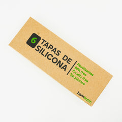 Tapas de silicona reutilizables y ajustables
