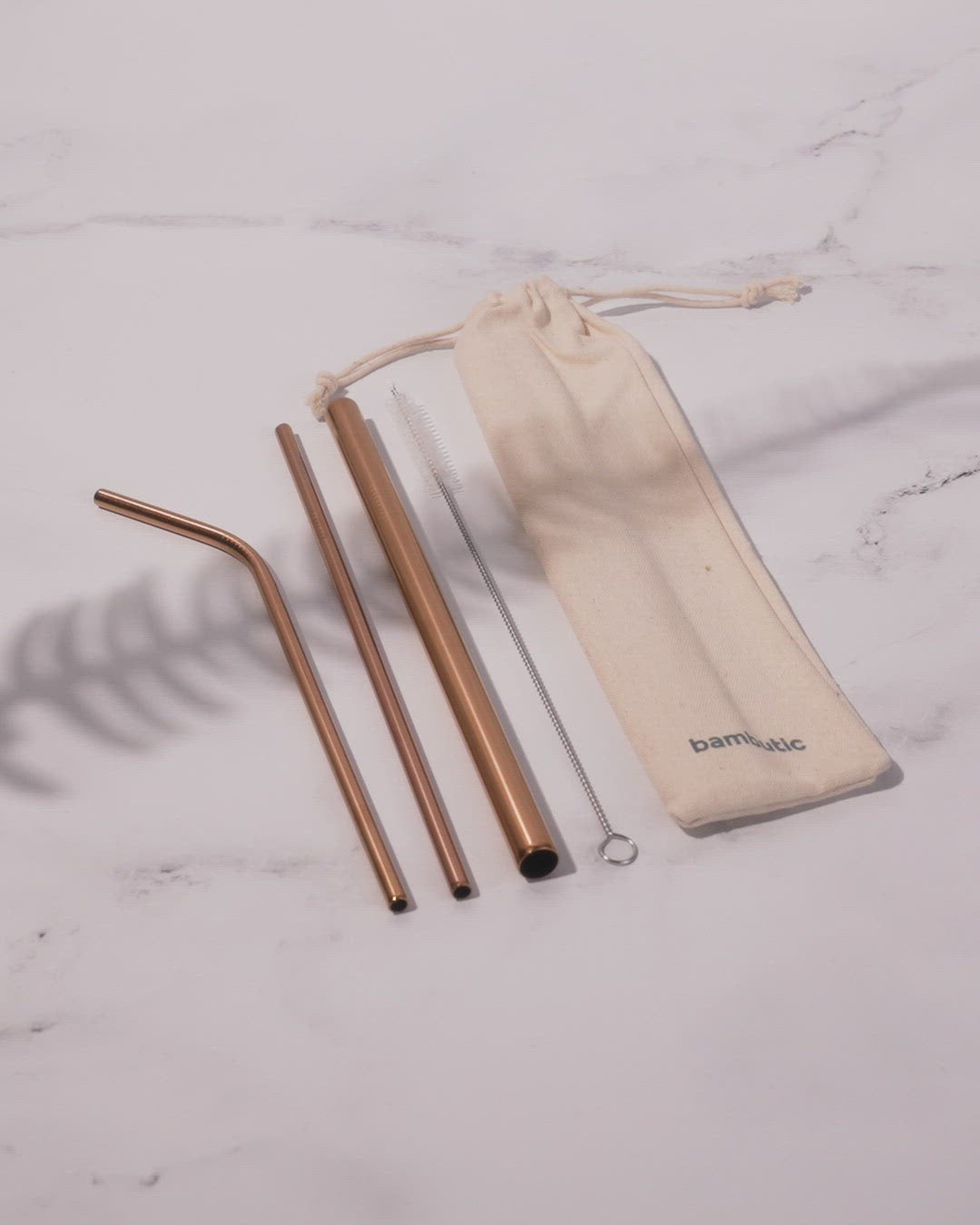 Set de pitillos metálicos